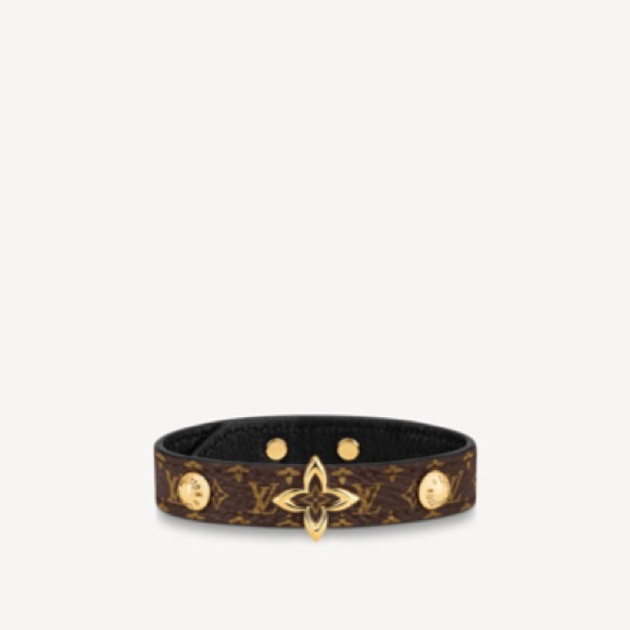 Louis Vuitton Brown Monogram Canvas Confidential Bracelet 17 cm